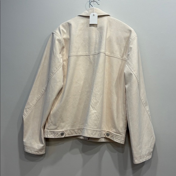 FREE PEOPLE WE THE FREE Blair Vegan Suede Jacket In Sea salt - Picture 11 of 15